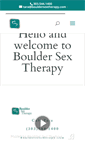 Mobile Screenshot of bouldersextherapy.com