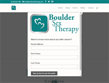 Tablet Screenshot of bouldersextherapy.com